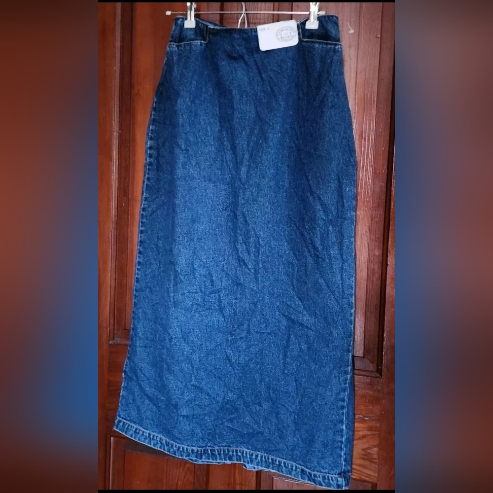 Vintage Carolina Blue Denim Skirt Size 8